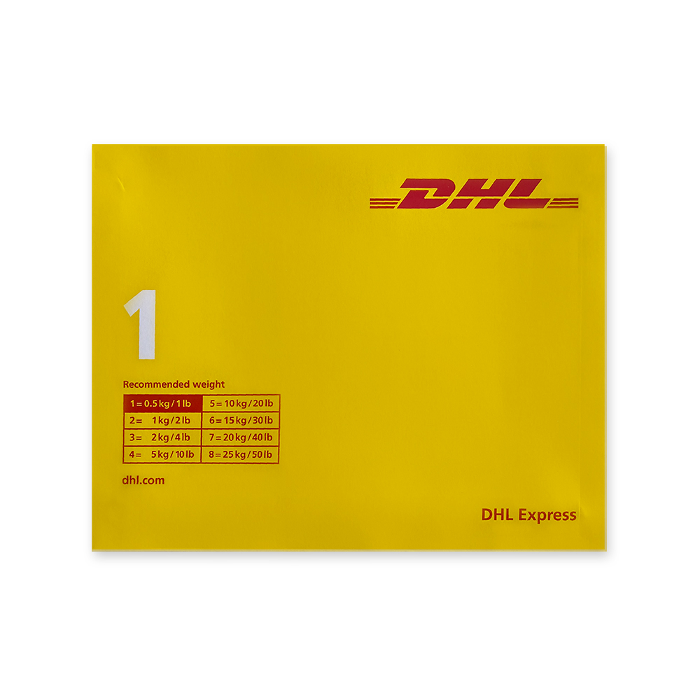 DHL EXPRESS EASY no1 за 0,5 KG/ Картонен флайер голям Еконт Твоят